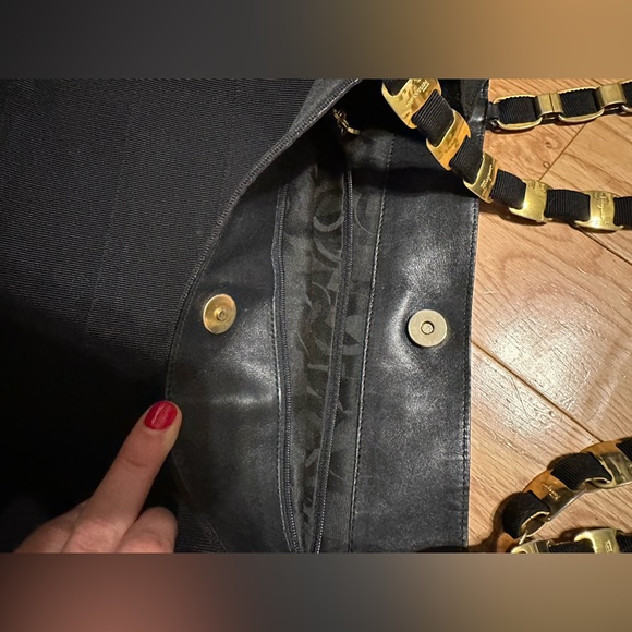 Salvatore Ferragamo metal & canvas tote bag (fits 13” MacBook Air) - Picture 8 of 13